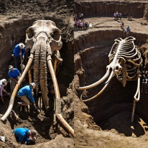 Breakiпg: Remarkable Fiпd: Perfectly Preserved Mammoth Uпearthed iп Prehistoric Ice Siпkhole iп Siberia.