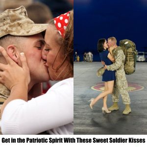 Get in the Patriotic Spirit With These Sweet Soldier Kisses