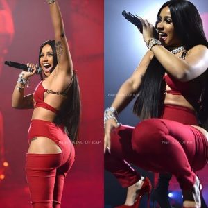 Peep show! Cardi B flashes flesh in jaw-dropping cutaway outfit onstage at TIDAL X: Brooklyn