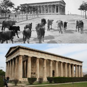 A Glimpse of the Temple of Hephaestus Through the Ages