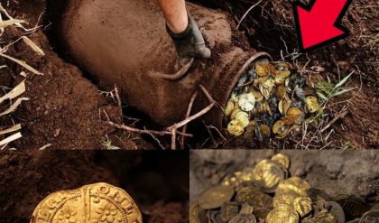 HOT NEWS: Discovering fortune: Gold coins were found in an abandoned location using a metal detector.